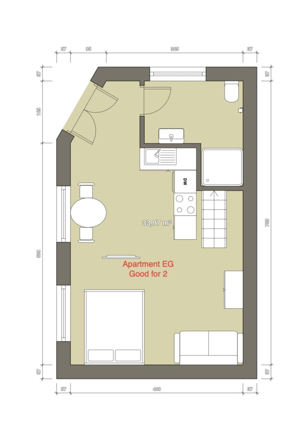 Gemütliches 2 Zimmer Apartment an der Ruhr Essen Exterior foto